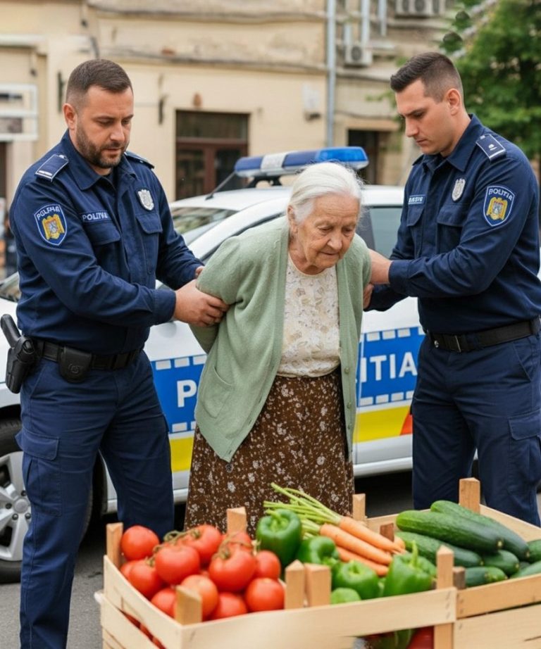 Policja zlitowała się nad biedną staruszką, która nielegalnie sprzedawała na ulicy – ​​ale gdy funkcjonariusz pochylił się, żeby sprawdzić, co się dzieje w pobliżu warzyw, kobieta została natychmiast aresztowana 😱😨