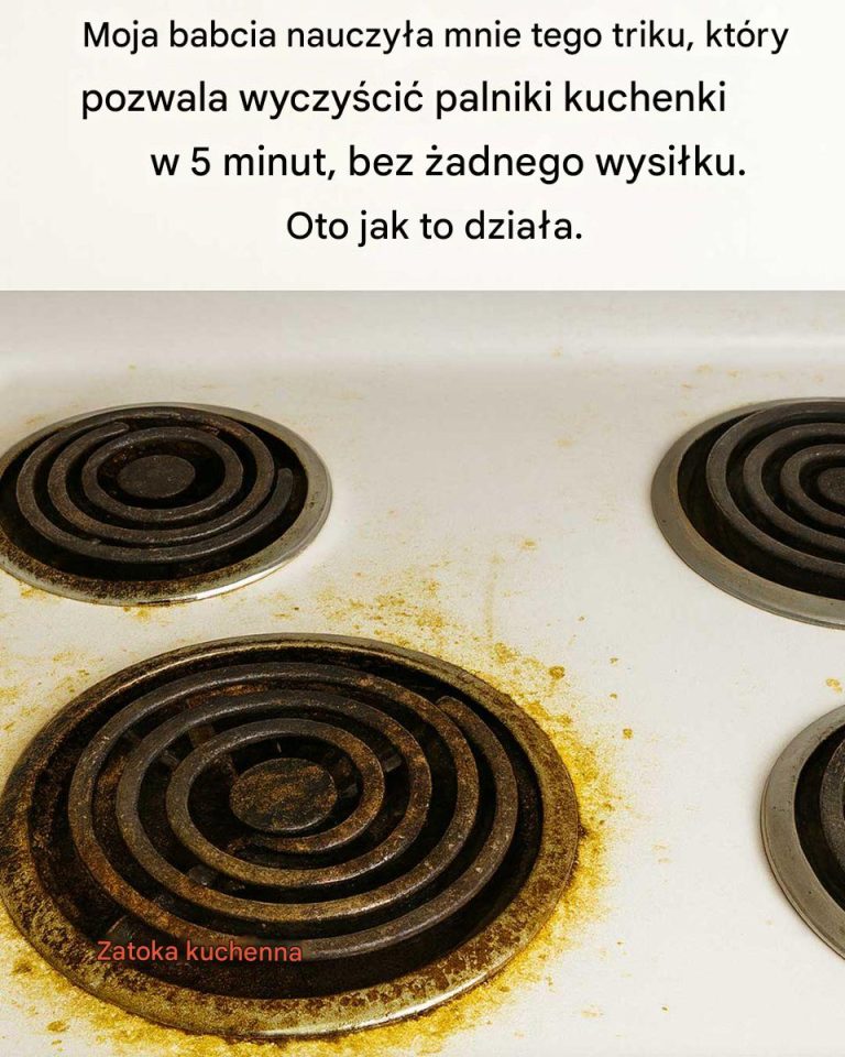 Moja babcia nauczyła mnie tego triku, który pozwala wyczyścić palniki kuchenki w 5 minut, bez żadnego wysiłku. Oto jak to działa.