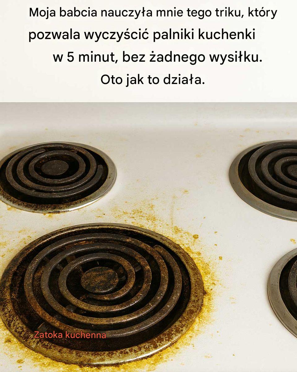 Moja babcia nauczyła mnie tego triku, który pozwala wyczyścić palniki kuchenki w 5 minut, bez żadnego wysiłku. Oto jak to działa.