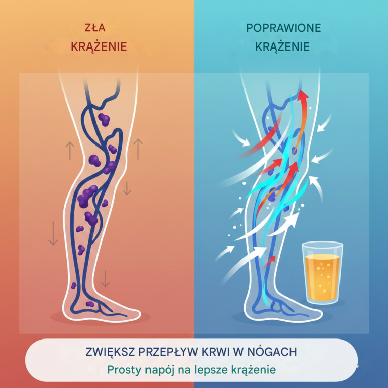 SZYBKO POPRAW KRĄŻENIE W NÓGACH — KOMPLETNY PRZEWODNIK PO NATURALNYCH NAPOJACH