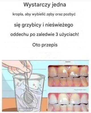 Usuń kamień nazębny i wybiel zęby dzięki temu prostemu przepisowi.
