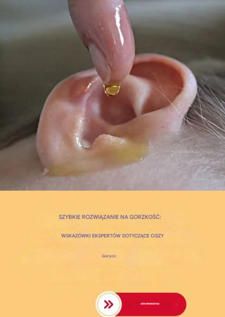 Zakrop dwie krople do ucha, a odzyskasz słuch.