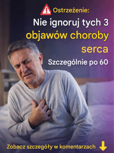 Nie ignoruj ​​tych 3 objawów choroby serca — zwłaszcza po 60. roku życia