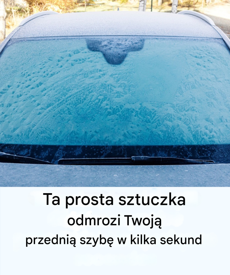 Szybka porada, jak rozmrozić szybę w samochodzie w kilka sekund