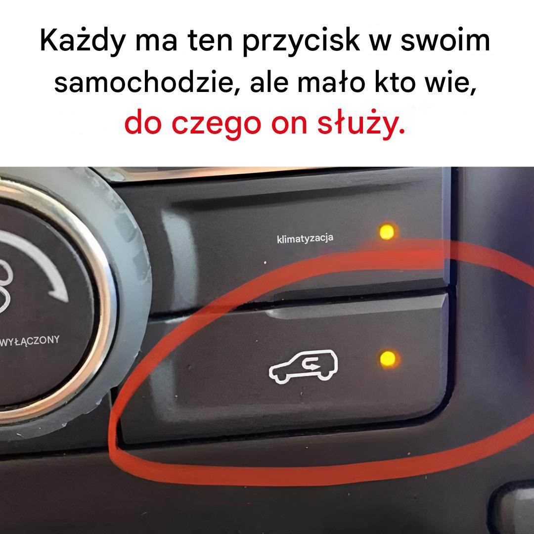 Do czego służy przycisk recyrkulacji powietrza i kiedy należy go używać?