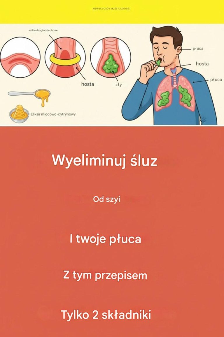 Twój lekarz NIGDY Ci tego nie powiedział: Dwuskładnikowy kuchenny trik, który oczyści Twoje płuca szybciej niż lekarstwa!