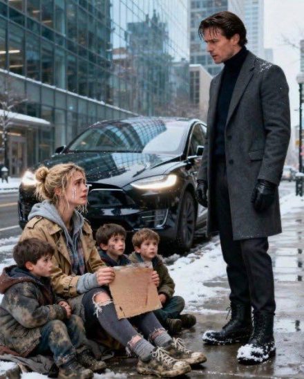 Milionerza zobaczył swoją byłą dziewczynę żebrzącą na ulicy z trójką d