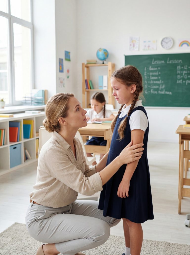 „Tata mówił, że nie będzie bolało… Ale boli” – nauczycielka zauważyła u małej dziewczynki sztywny chód i nagłe omdlenie, a jej odkrycie wywołało niepokojące pytanie w domu