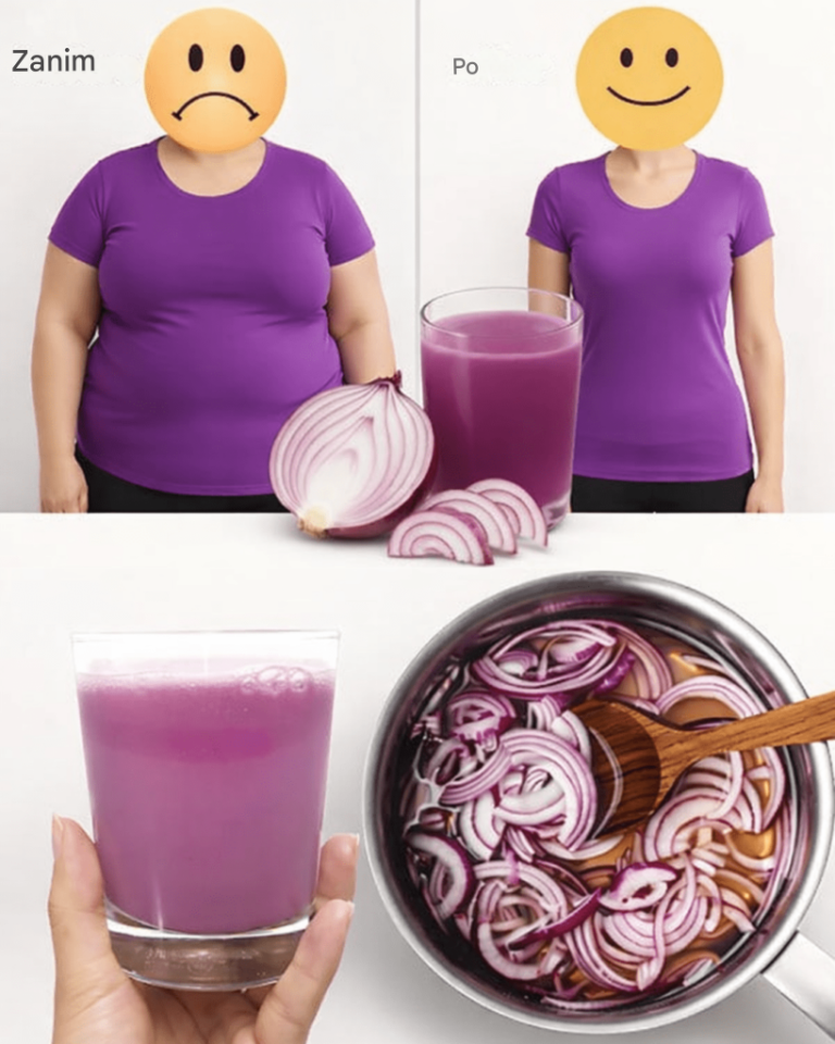 Niesamowity napój z fioletowej cebuli, który pomaga naturalnie spalać tłuszcz z brzucha